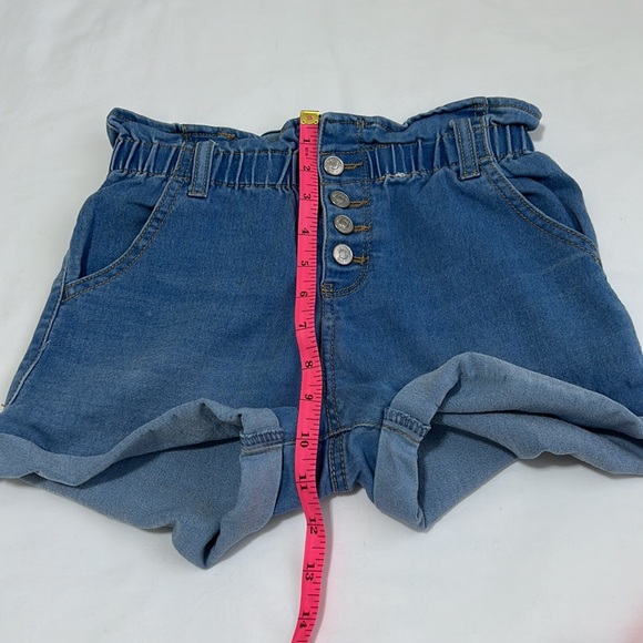 🌙Wallflower Denim High-Waisted Paper-bag Shorts (FREE) - Picture 7 of 9